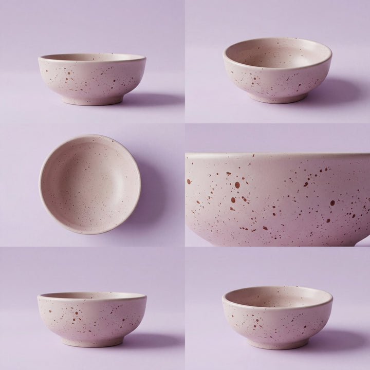 8 inch Round Bowl ( Old Rose Matte )