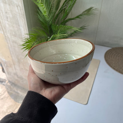 Leftover 6 inch Curved Cut Bowl ( Grey Colorline )