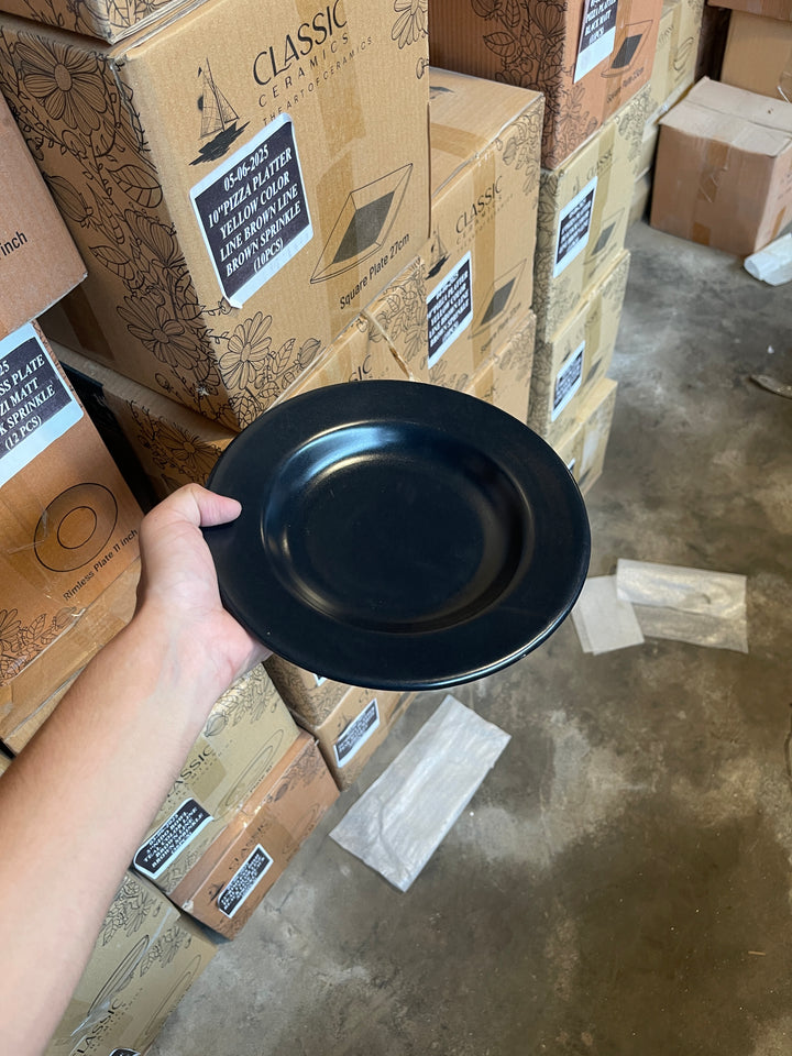Leftover 9 inch Deep Plate ( Noir )