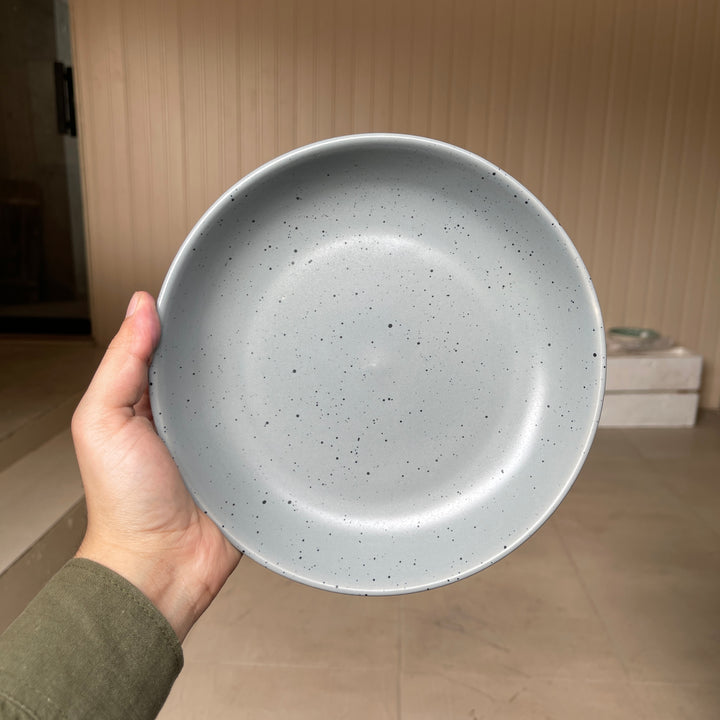 Leftover 8.5 inch Entree Bowl ( Grey Matte with Black Specks )