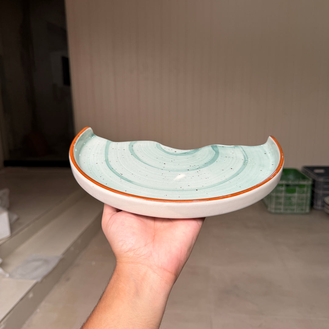 Leftover 10 inch Half Classic Plate ( Breeze )