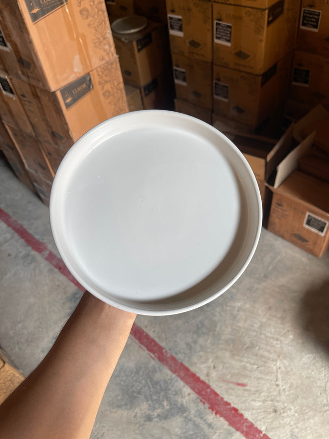 Leftover 8 inch Classic Plate ( White Matte )