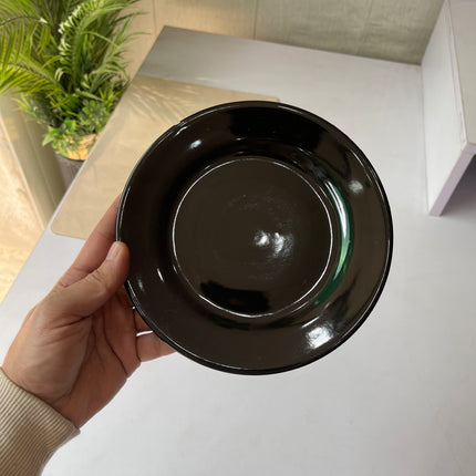 Leftover 8 inch flat plate ( Glossy Black )