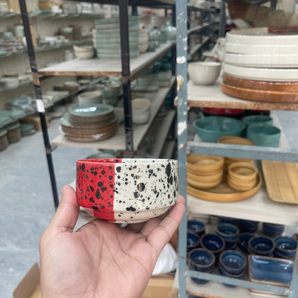 Leftover 4 inch soup Bowl ( Red Eclipse )