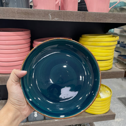 Leftover 8.5 inch Entree Bowl ( Peacock Green Colorline )