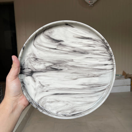 Leftover 10 inch Classic Plate ( Black Marble )