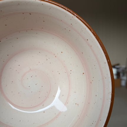 Leftover 8 inch Round Bowl ( Rosewater )