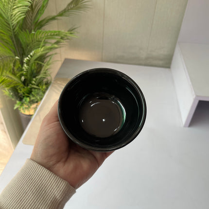 Leftover 4.5 inch raita bowl ( Glossy Black )
