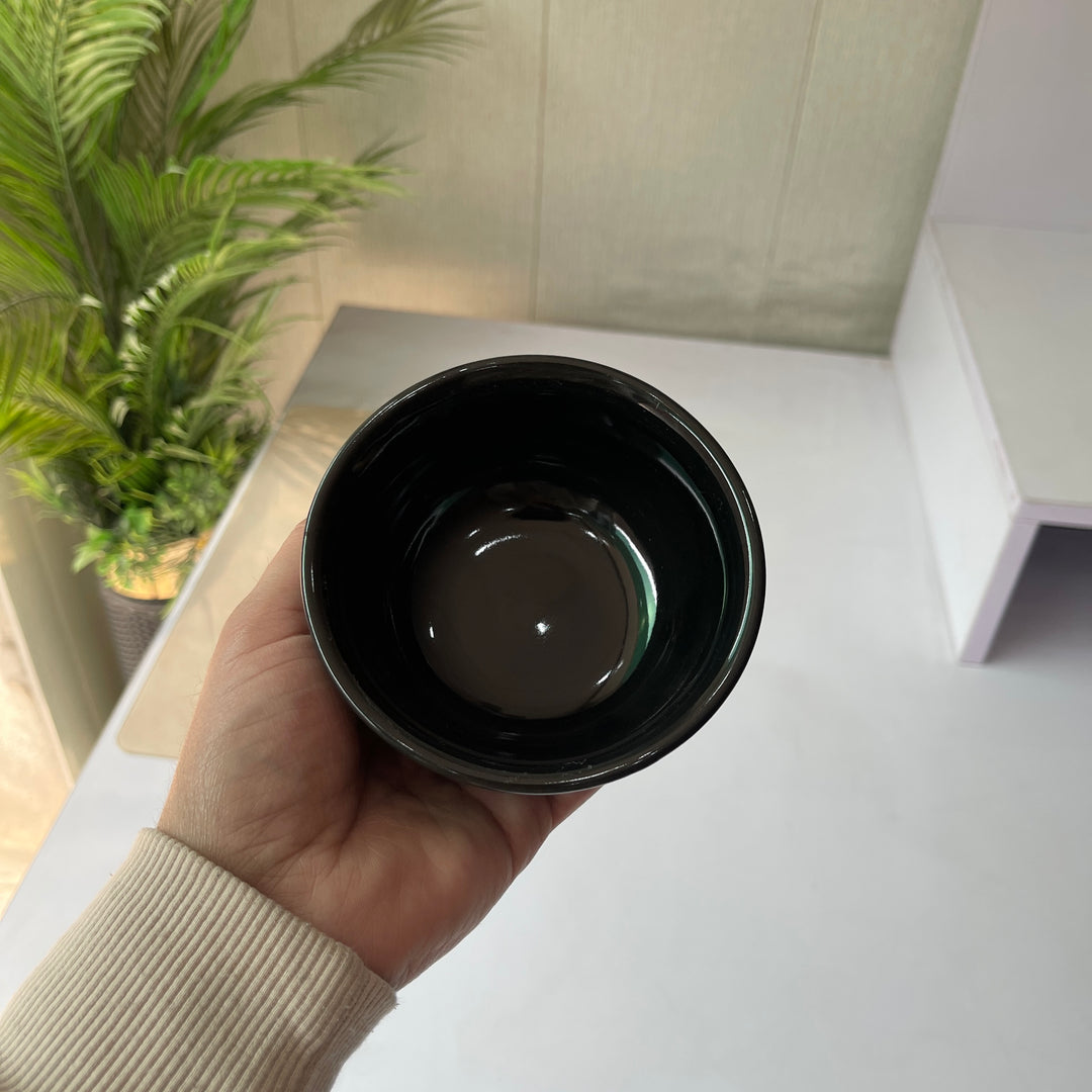 Leftover 4.5 inch raita bowl ( Glossy Black )