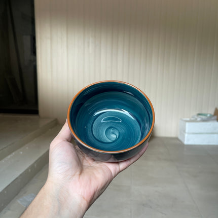 Leftover 4.5 inch Single Serving Bowl ( Peacock Green Colorline )