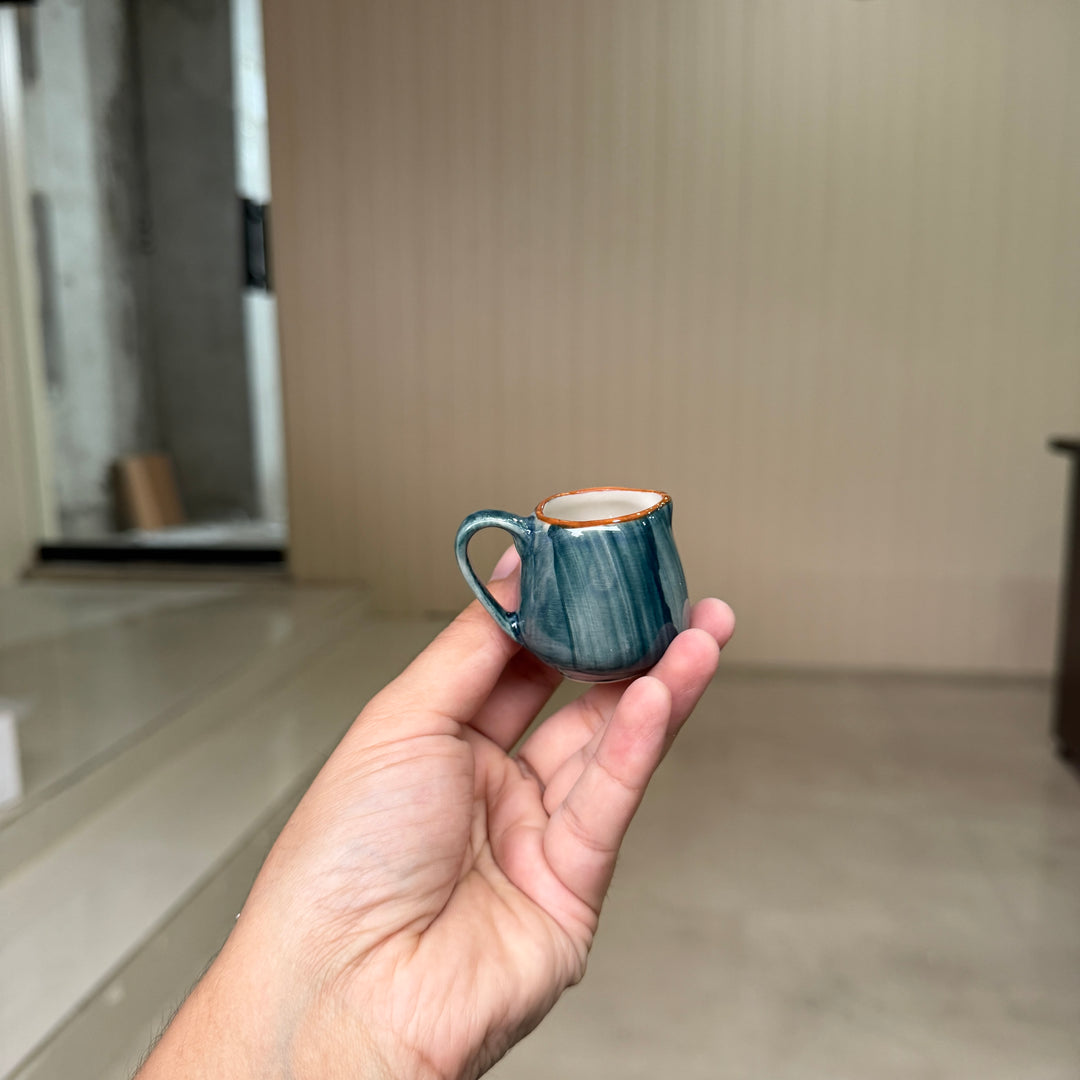 Leftover Extra Small Creamer ( Peacock Green Colorline ) ( Set of 4 )