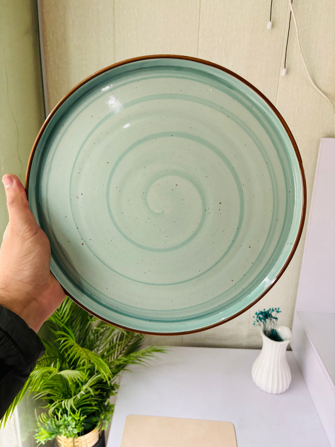 Leftover 12 inch Classic Plate ( Breeze )