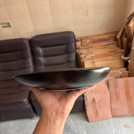 Leftover 11"x9" Triangular Platter ( Textured Black Matte )
