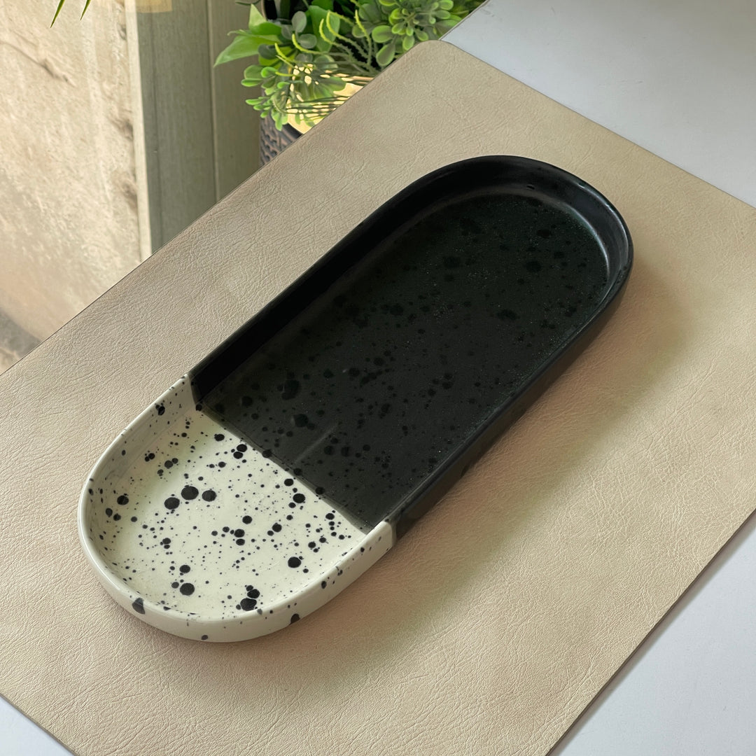 NV Oval Small Platter 12"x4.8" ( Eclipse )