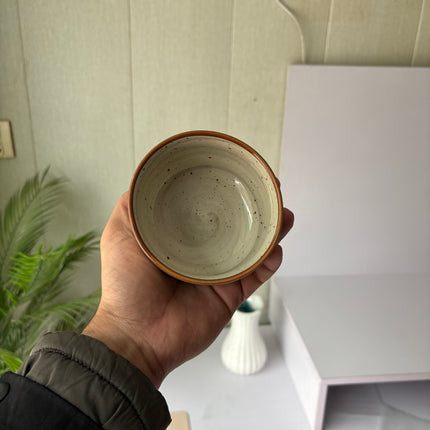 Leftover 4 inch soup Bowl ( Grey Colorline )