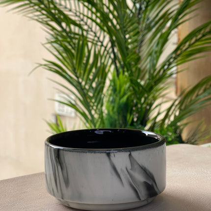 4 inch Soup Bowl ( Black Marble )