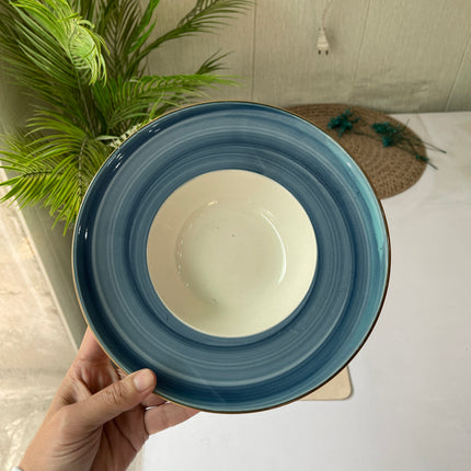 Leftover 9.5 inch Pasta Plate ( Cobalt Blue Colorline )