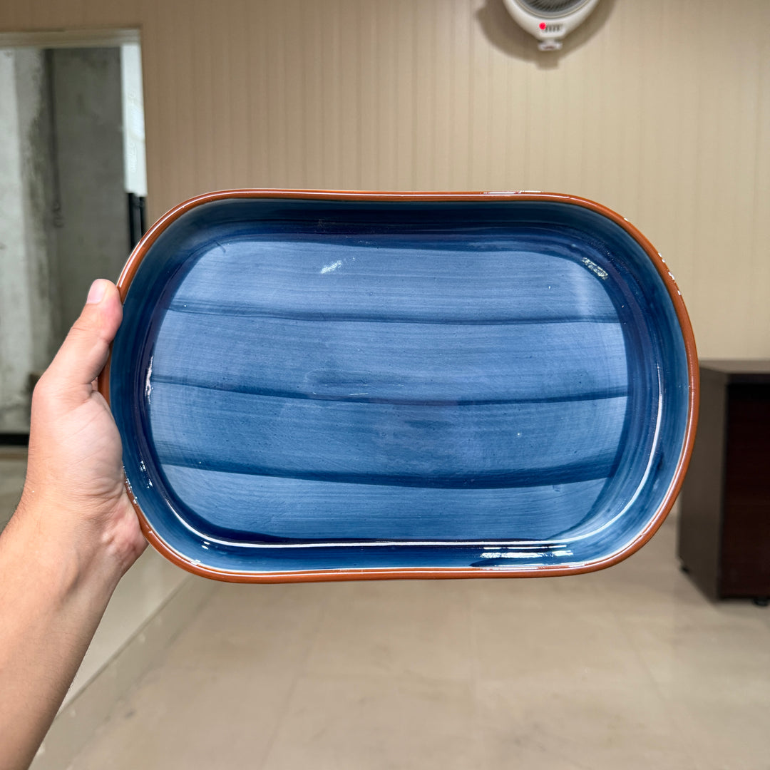 Leftover JP Platter Large ( Indigo )