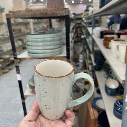 Leftover 009 Mug (Teal Colorline ) ( 360 ml )