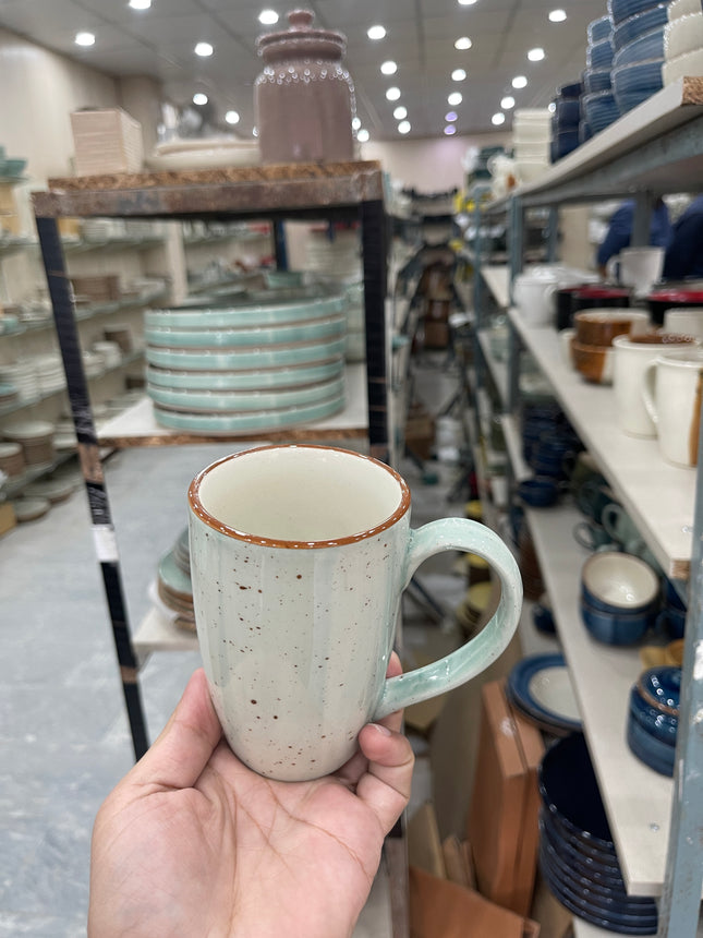 Leftover 009 Mug (Teal Colorline ) ( 360 ml )