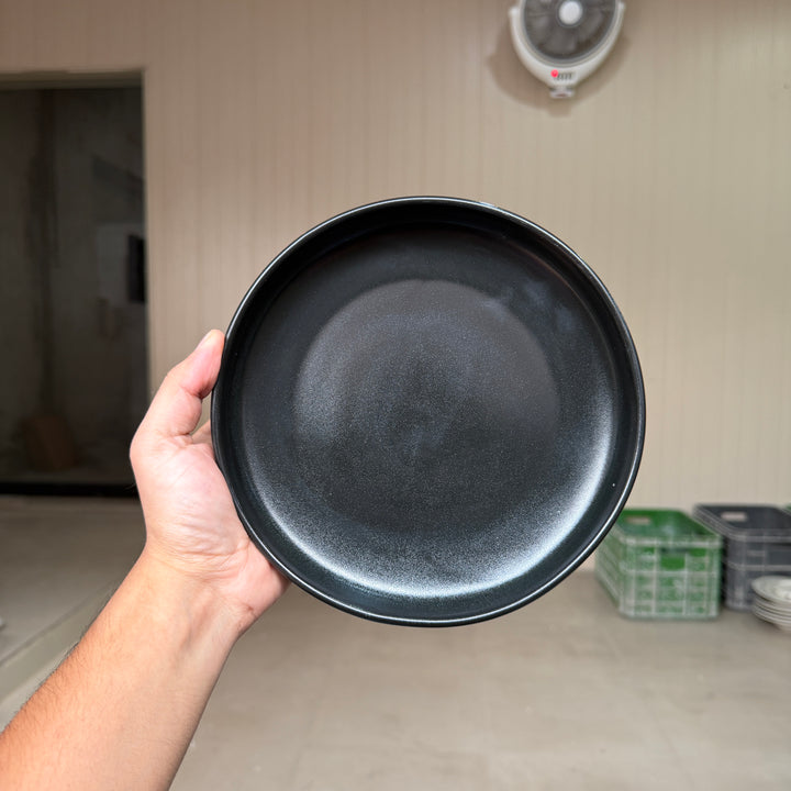 Leftover 8 inch Deep Classic Plate ( Noir )
