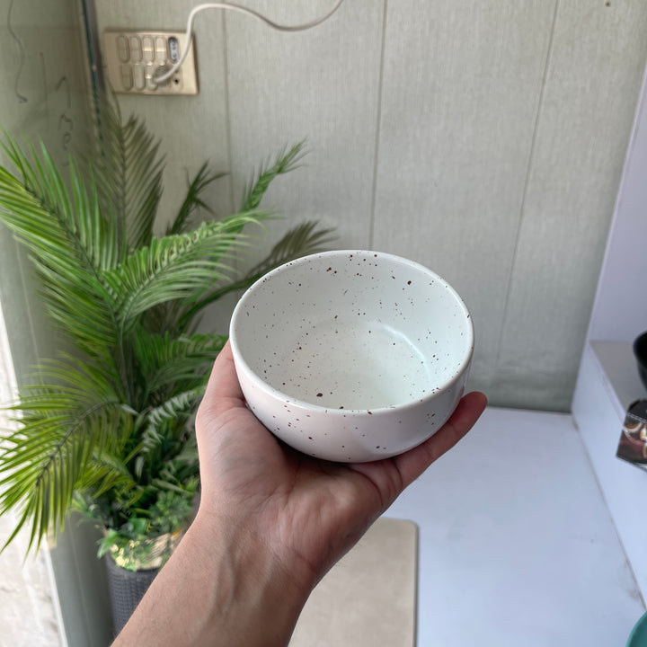 Leftover 4.5 inch Single Serving Bowl ( Snow Cocoa )