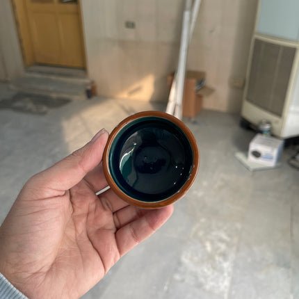 Leftover Round Sauce Ramekin Small ( Peacock Green Colorline )