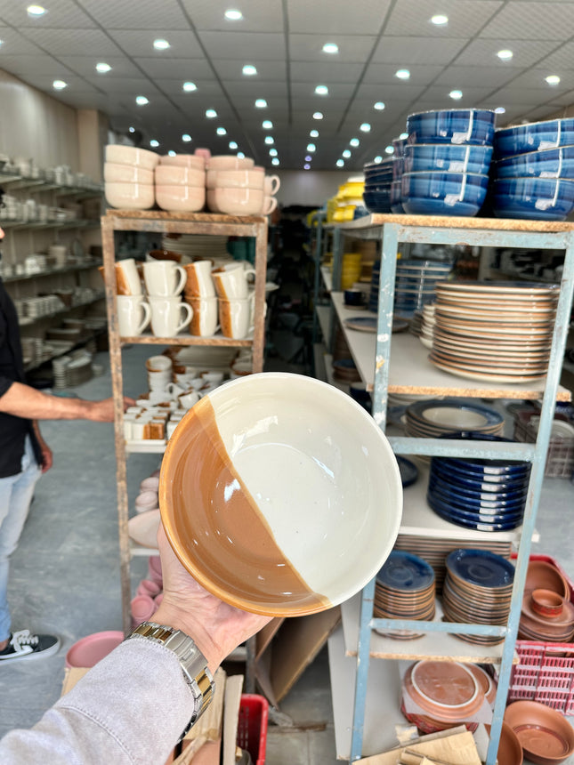 Leftover 7 inch Circular Bowl ( Sandstorm Series )