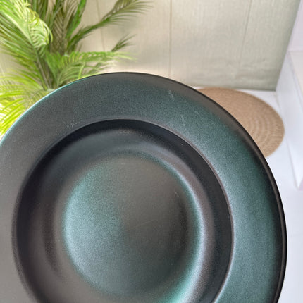 Leftover 10 inch Deep plate ( Textured Black Matte )