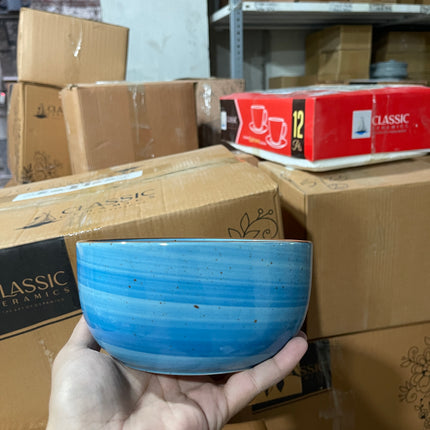 Leftover 6 inch Noodle Bowl ( Blue Colorline )