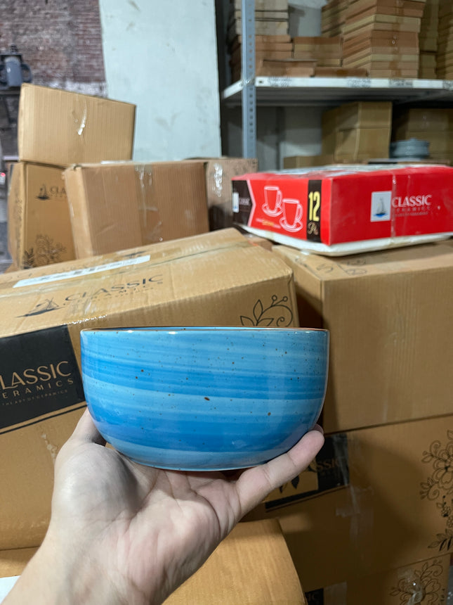 Leftover 6 inch Noodle Bowl ( Blue Colorline )
