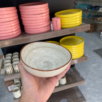 Leftover 6 inch Curved Bowl ( Grey Colorline )