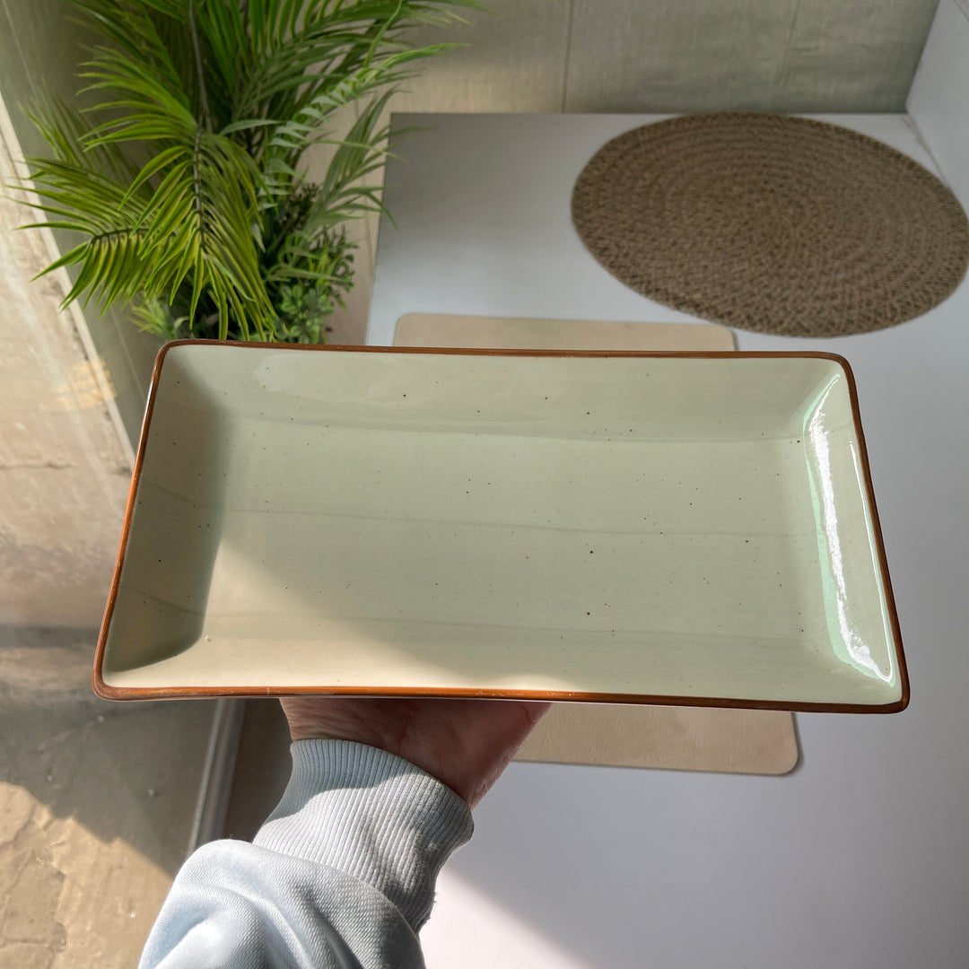 leftover 11.5"x6" Rectangular Platter ( Ash )