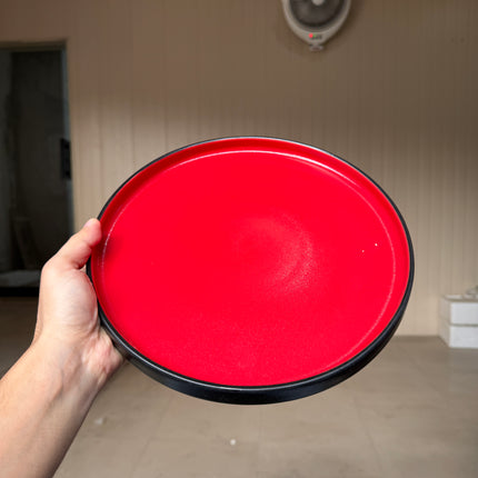 leftover 10 inch classic plate ( Midnight Ruby )
