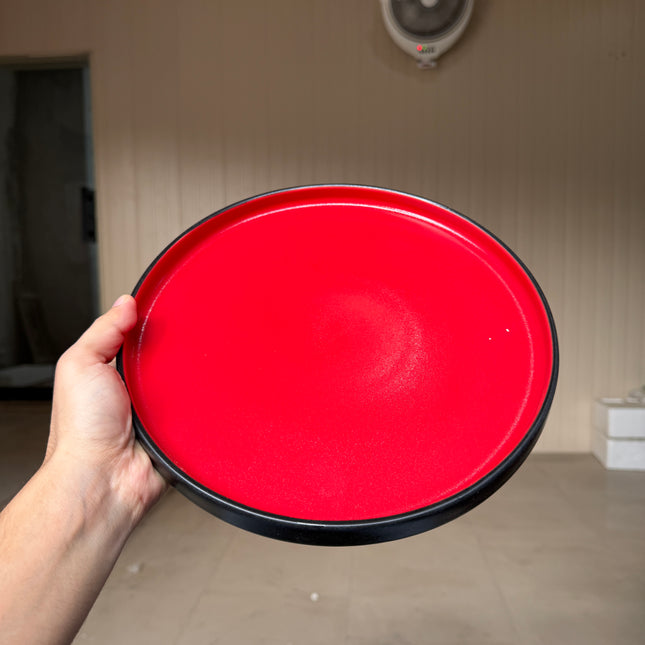 leftover 10 inch classic plate ( Midnight Ruby )