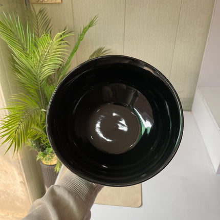 Leftover 8 inch Round Bowl ( Glossy Black )