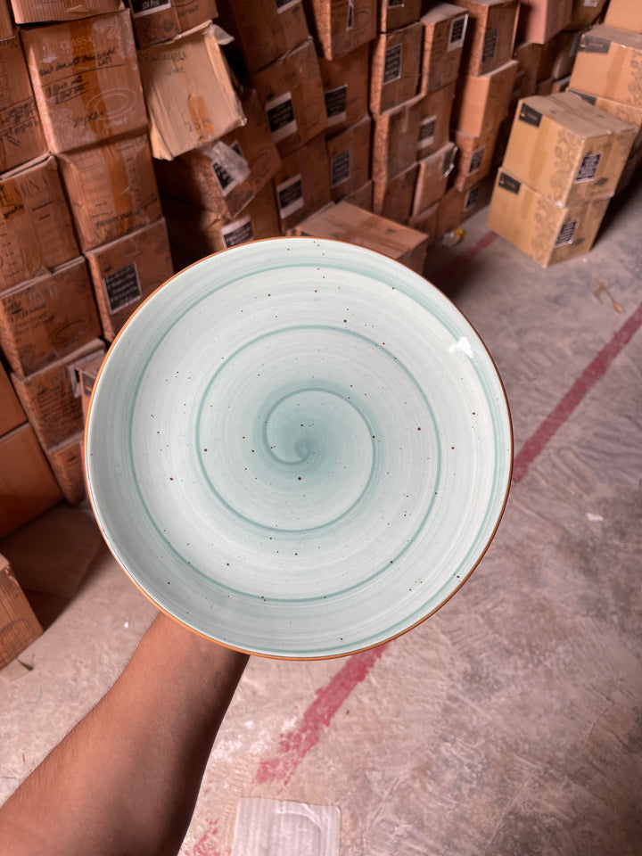 Leftover 10 inch Rimless Plate ( Breeze )