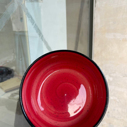 Leftover 6 inch Noodle Bowl ( Outer Black Colorline Inner Red Colorline )