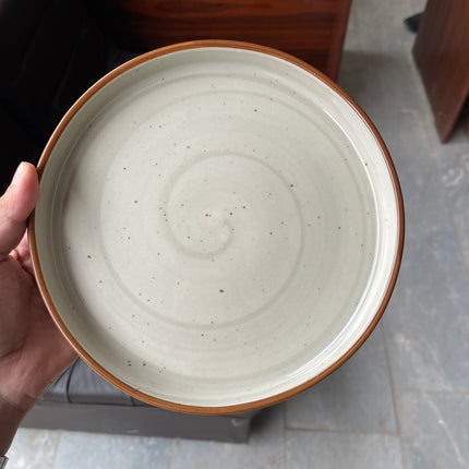 Leftover 8 inch Classic Plate ( Grey Colorline )
