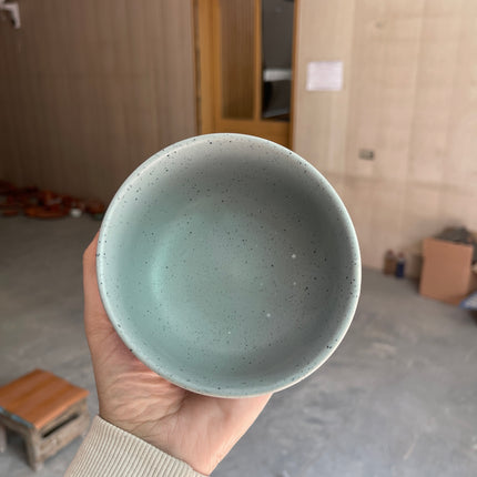 Leftover 4.5 inch Single Serving Bowl ( Grey Matte with Black Specks )