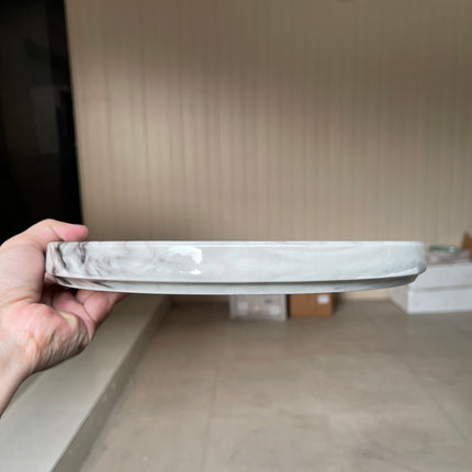 Leftover 10 inch Classic Plate ( Black Marble )