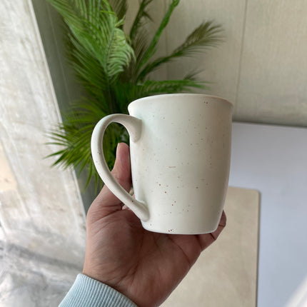 Leftover 005 Mug ( White Matte with Brown Specks ) ( 350 ml )