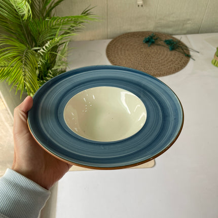 Leftover 9.5 inch Pasta Plate ( Cobalt Blue Colorline )