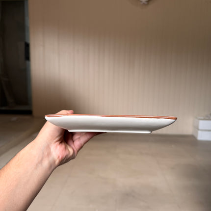 Leftover 12"x7" inch Rectangular Platter ( Grey Colorline )