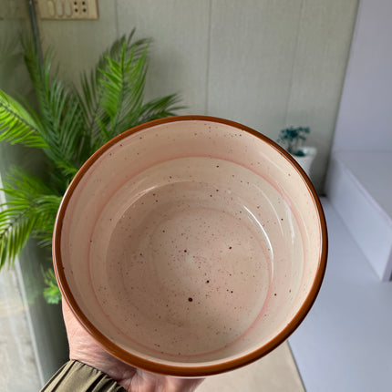 Leftover 6 inch Noodle Bowl ( Pink Colorline )