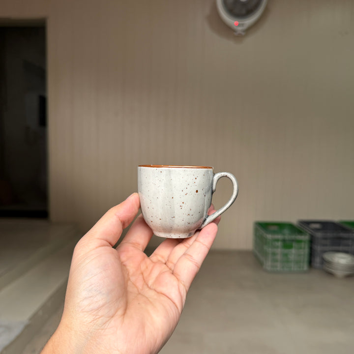 Leftover Espresso Cup ( Ash ) ( 120 ml ) ( Set of 6 )