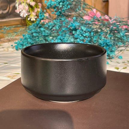 4 inch Soup Bowl ( Textured Black Matte )