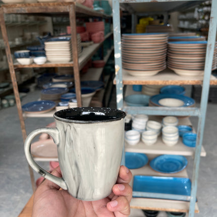 Leftover 005 Mug ( Black Marble ) ( 350 ml )