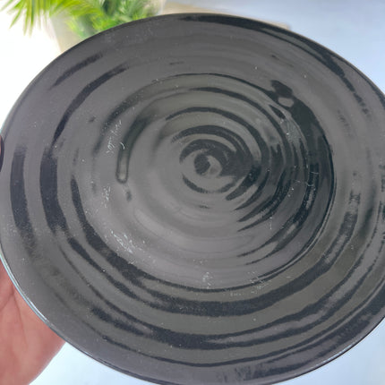 Leftover 7.5 inch Spiral Plate ( Glossy Black )
