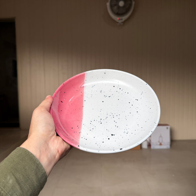 Leftover 8.5 inch Entree Bowl ( Rose Accent )